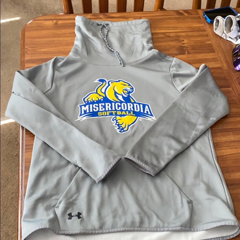 LIKE NEW Under armor Misericordia Softball Hoodie